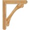 Ekena Millwork Legacy Craftsman Rough Sawn Bracket, Western Red Cedar, 6"W x 40"D x 48"H BKT06X40X48LEC04RWR - alternate 3